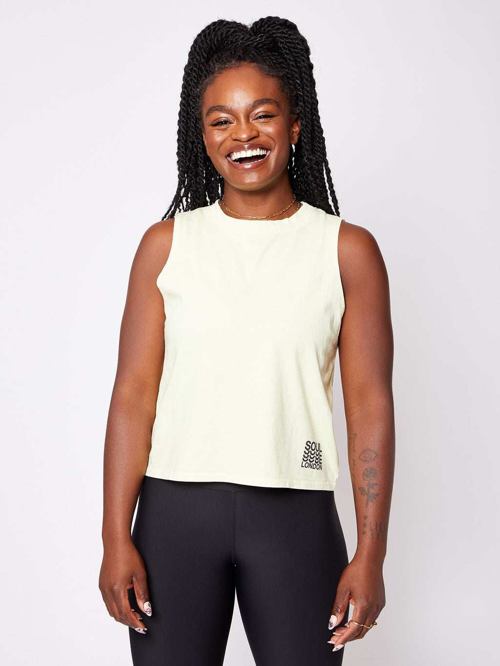 CROP BOXY MUSCLE TANK