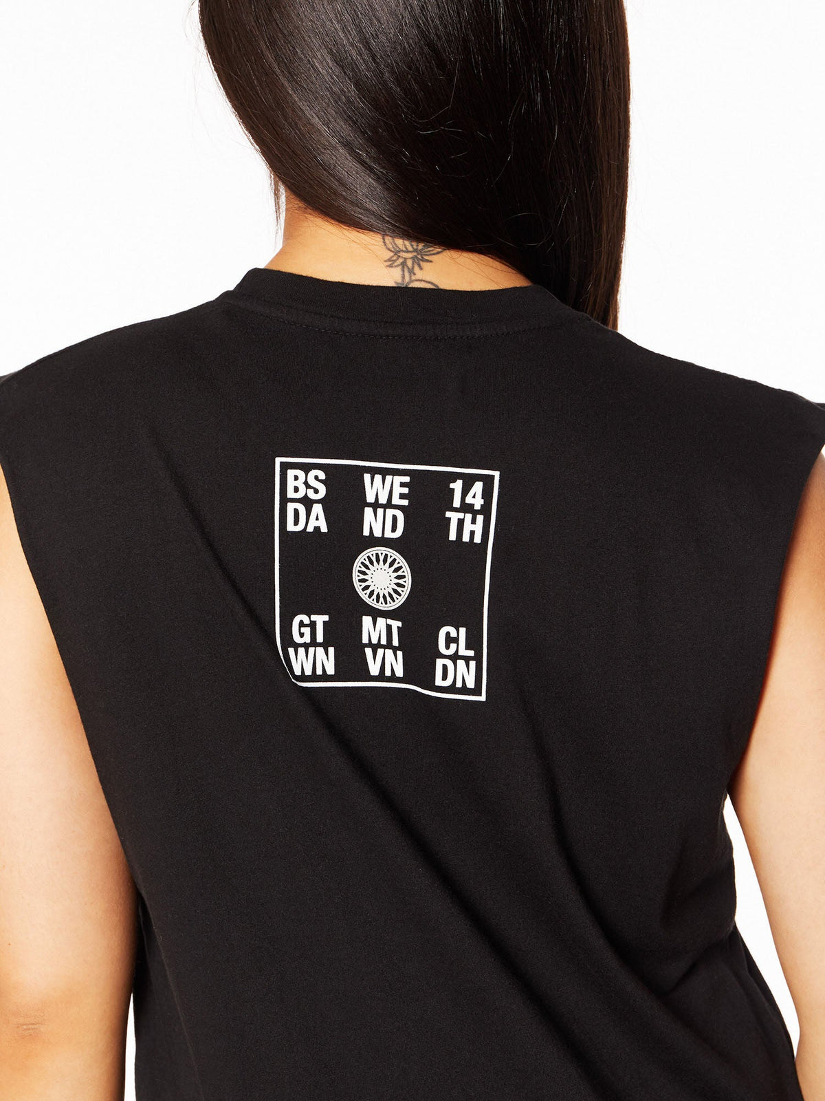 BLACK ALL SOULS MUSCLE TANK